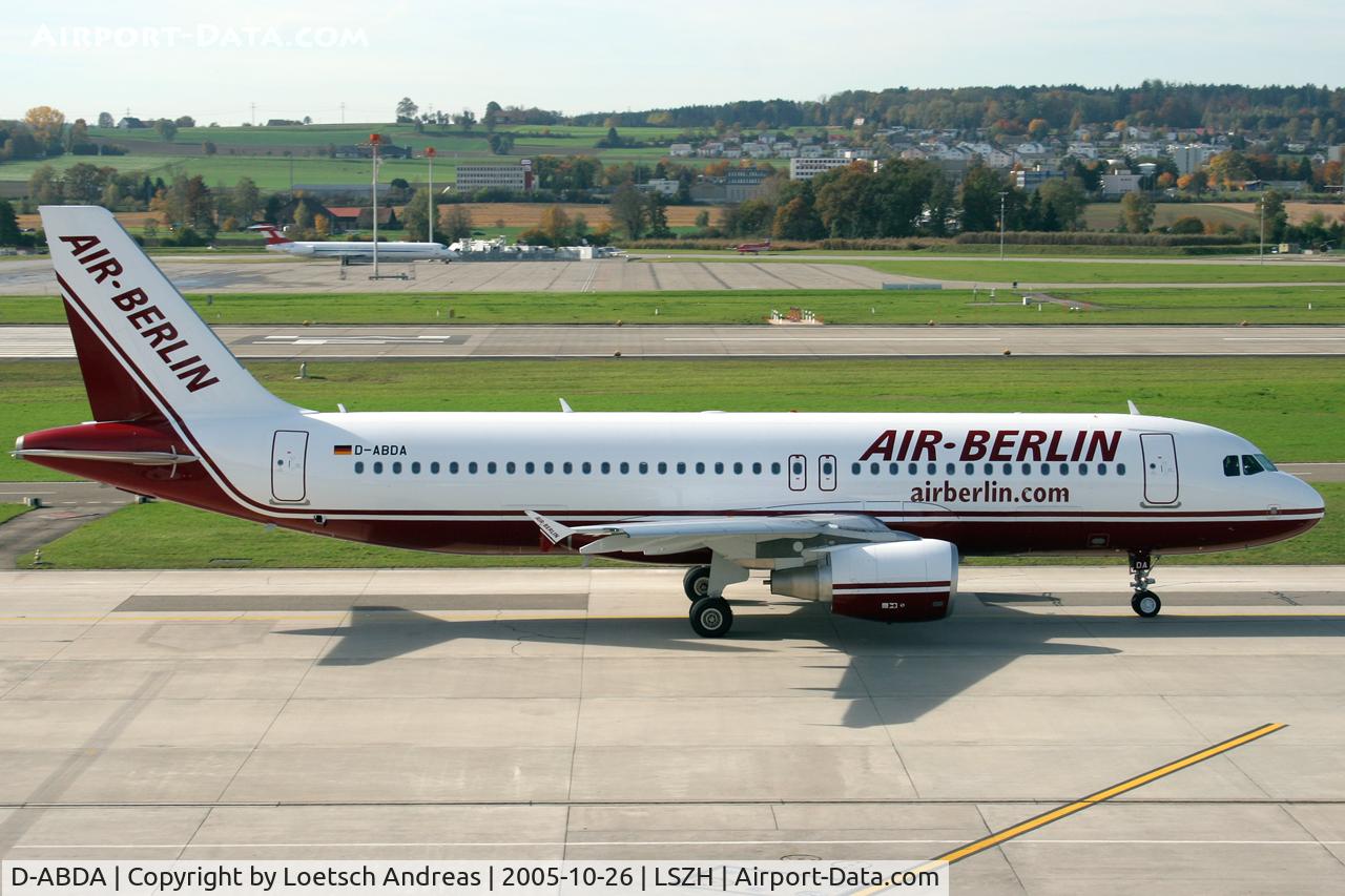 D-ABDA, 2005 Airbus A320-214 C/N 2539, Air Berlin