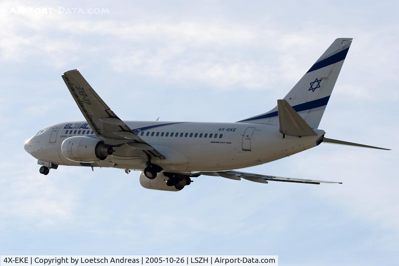 4X-EKE, Boeing 737-758 C/N 29961, ELAL Take off