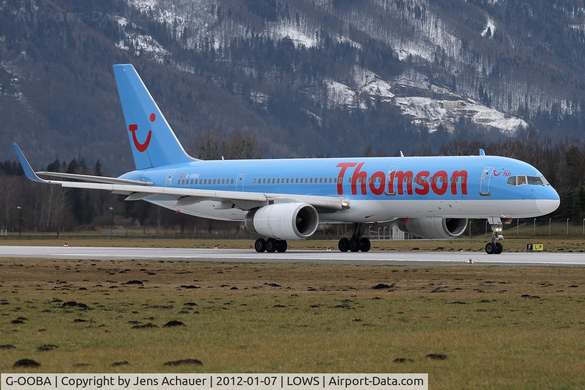 G-OOBA, 2000 Boeing 757-28A C/N 32446, take off