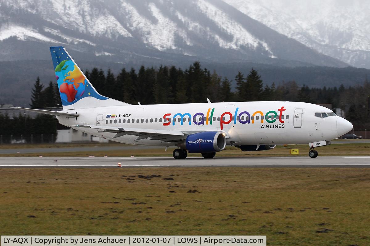 LY-AQX, 1990 Boeing 737-322 C/N 24664/1877, Take off