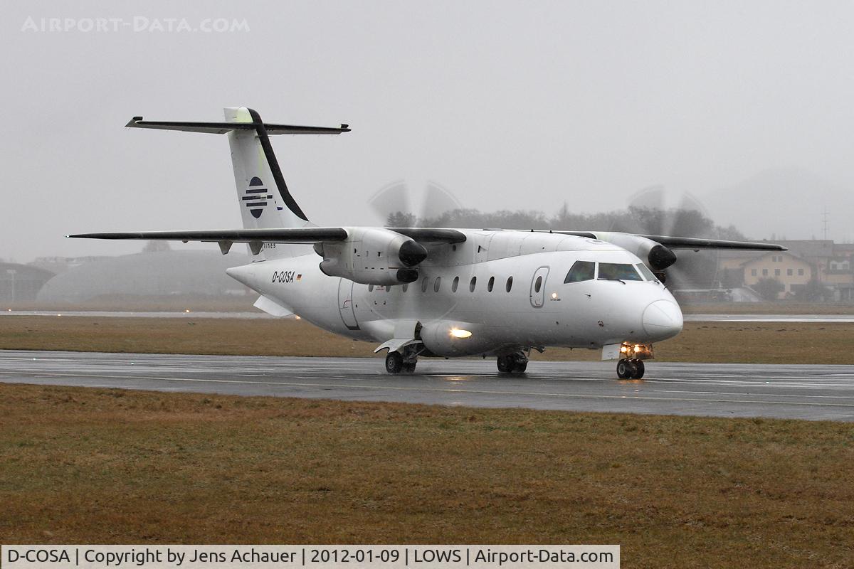D-COSA, 1997 Dornier 328-110 C/N 3085, taxing to rwy after de-icing