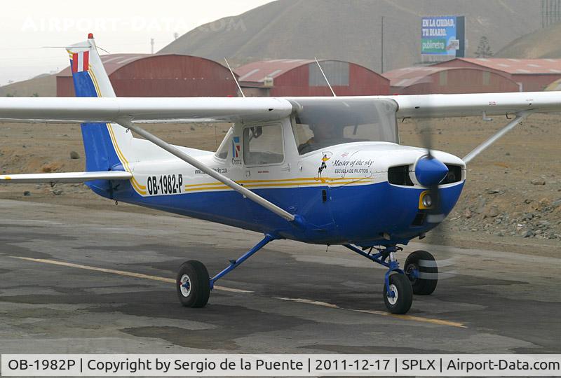 OB-1982P, 1976 Cessna 150M C/N 15078025, Operated in Lima, Peru by Master of the Sky, flight school, ex N9851U