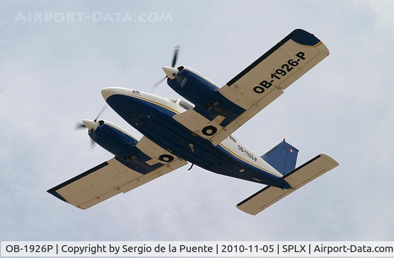 OB-1926P, 1979 Piper PA-34-200T C/N 34-7970492, Ex N8080J under new owner and registration in Peru