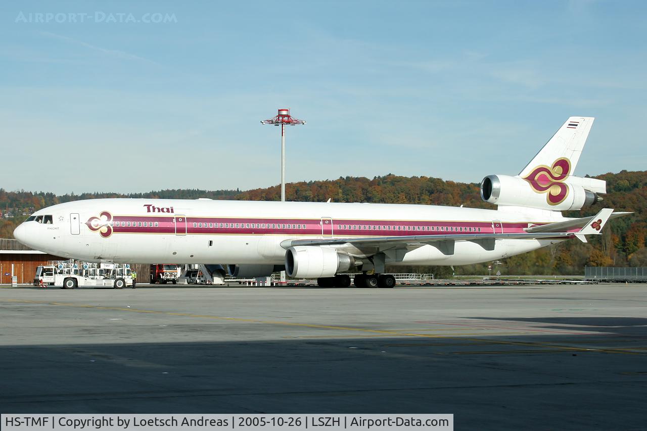 HS-TMF, 1992 McDonnell Douglas MD-11F C/N 48418, historic thai MD11