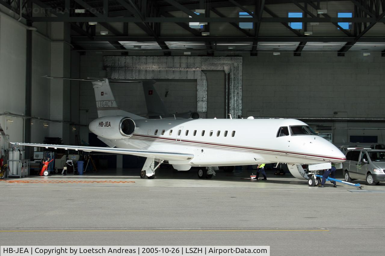 HB-JEA, 2002 Embraer EMB-135BJ Legacy C/N 14500555, G5 Executive Embraer ERJ-135BJ Legacy