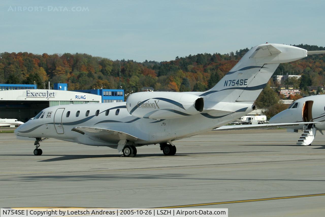 N754SE, 1996 Cessna 750 Citation X C/N 750-0001, Cessna 750 Citation X