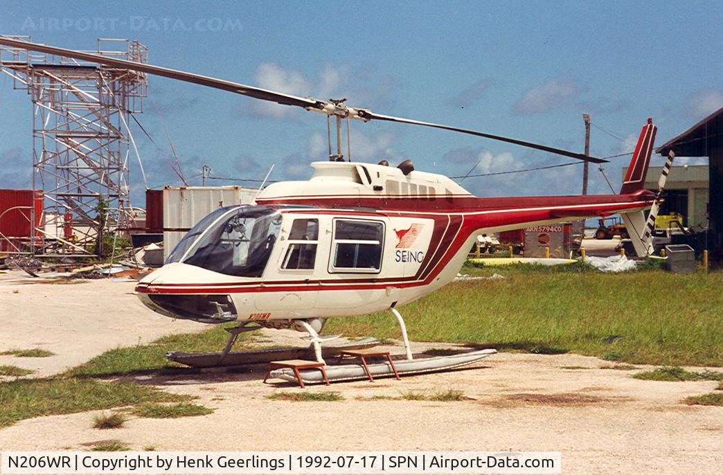 N206WR, 1980 Bell 206B JetRanger III C/N 2988, Pacific Island Aviation .

Photo taken by Martijn Geerlings