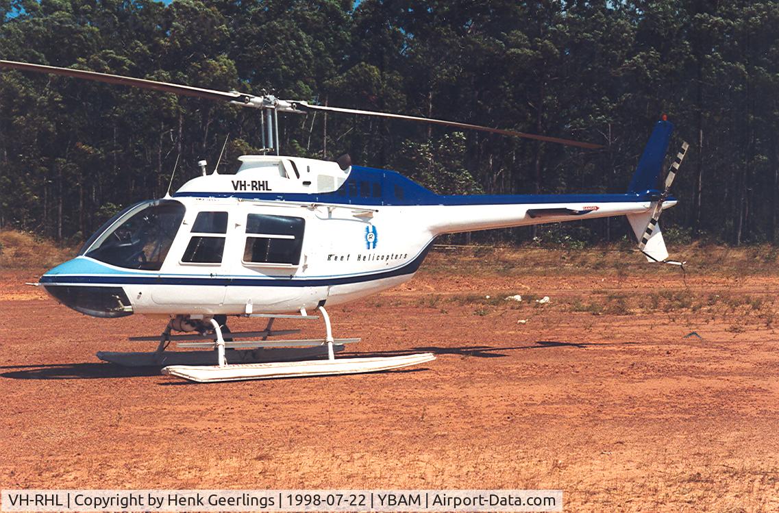 VH-RHL, 1980 Bell 206B JetRanger III C/N 2965, Reef Helicopters
