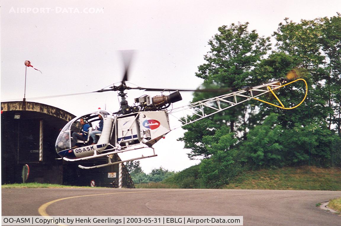 OO-ASM, Sud SE-3130 Alouette II C/N 1920, Alpha Helicopters