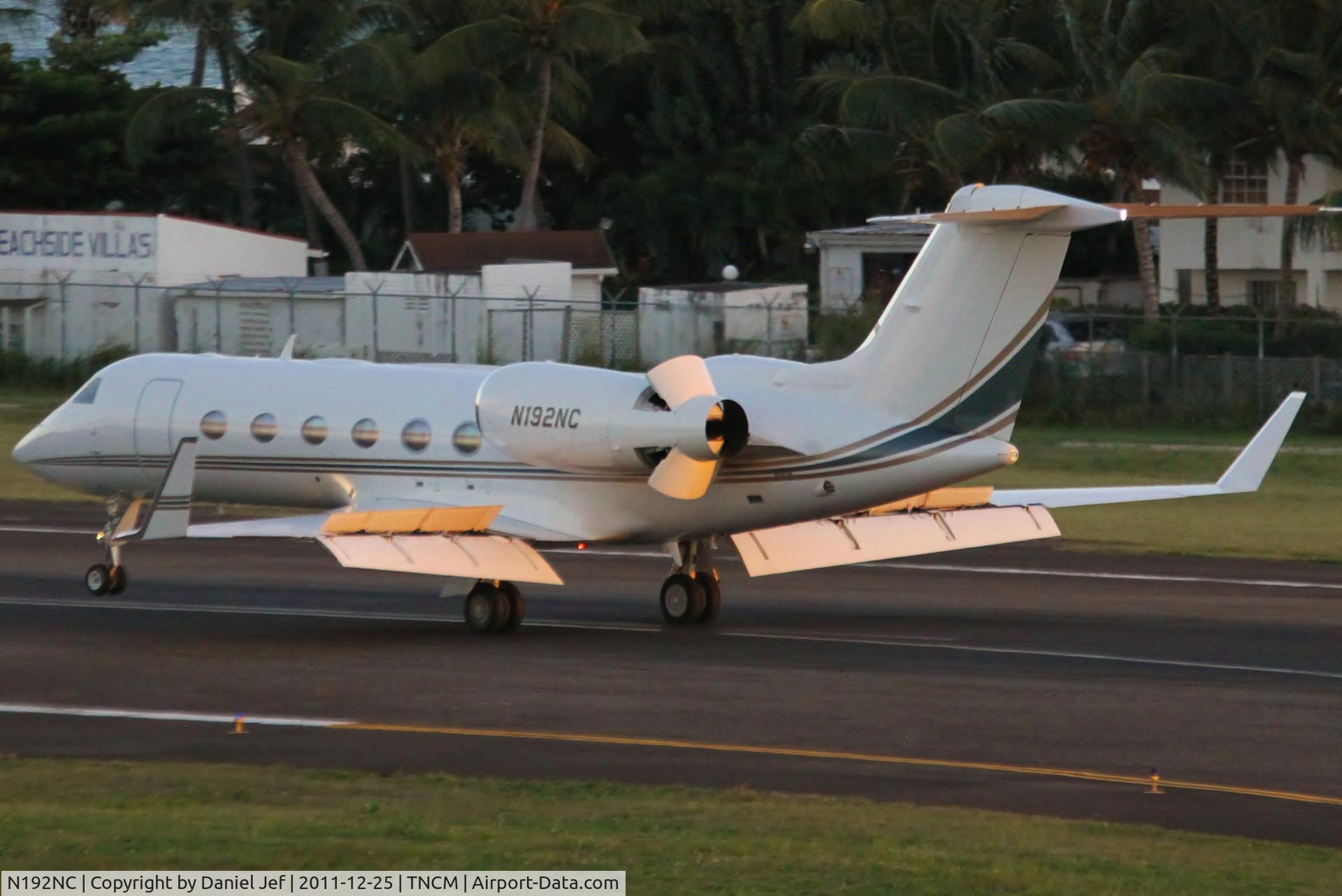 N192NC, 2008 Gulfstream Aerospace GIV-X (G450) C/N 4126, N192NC