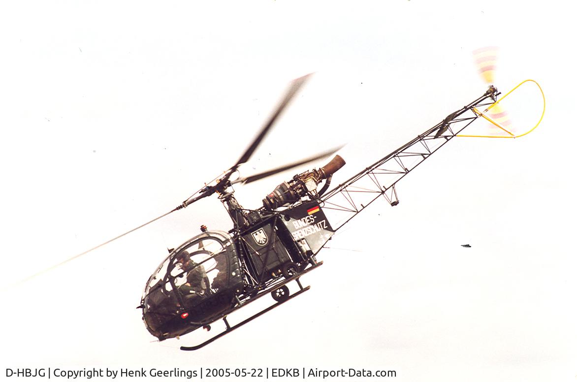 D-HBJG, 1969 Aerospatiale SA-318C Alouette II Astazou C/N 2107/716-A183, 50 Years BGS - German Border Patrol