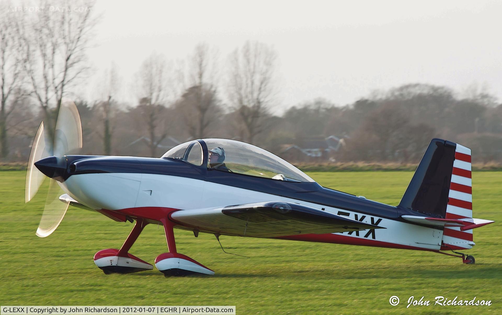 G-LEXX, 2002 Vans RV-8 C/N PFA 303-13896, Preparing to depart