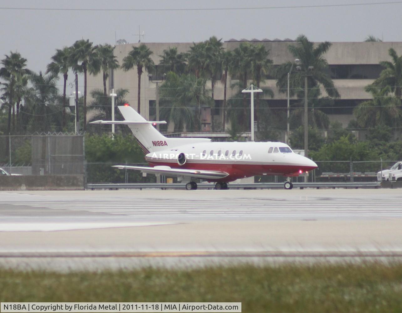 N18BA, 1982 British Aerospace HS.125-700A C/N 257167/NA0316, Hawker HS 700