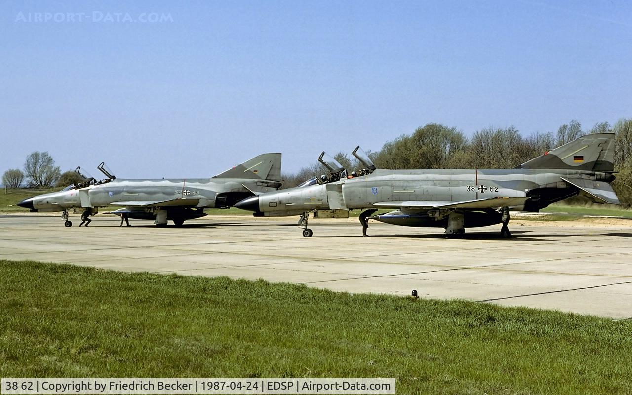 38 62, 1974 McDonnell Douglas F-4F Phantom II C/N 4779, last chance inspection at Fliegerhorst Pferdsfeld