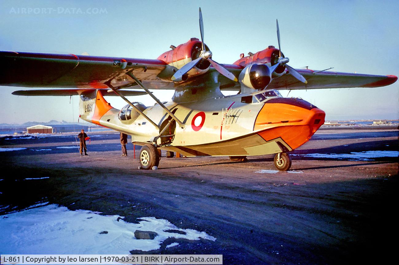 L-861, Consolidated PBY-6A Catalina C/N 2105, REK Reykjavik Iceland 21.3.70