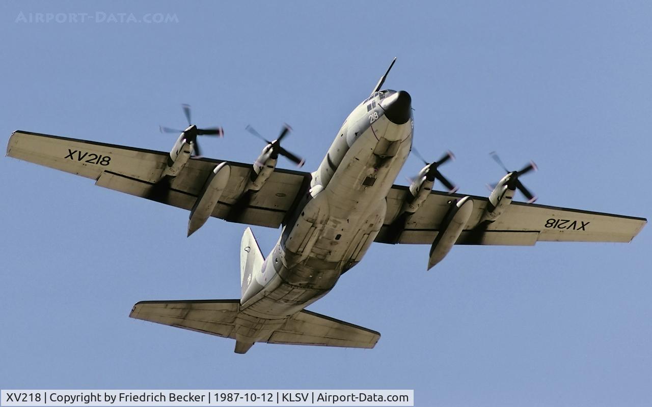 XV218, 1967 Lockheed C-130K Hercules C.1 C/N 382-4245, departure from Nellis AFB