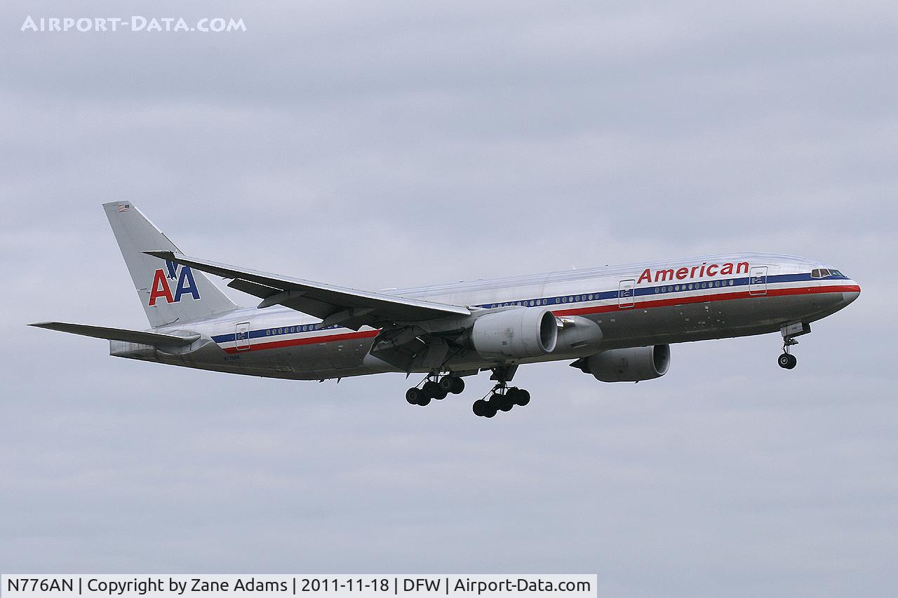 N776AN, 1999 Boeing 777-223 C/N 29582, American Airlines at DFW Airport