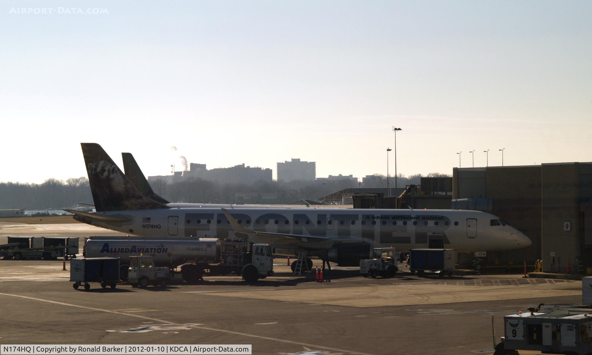 N174HQ, 2008 Embraer 190AR (ERJ-190-100IGW) C/N 19000211, DCA, VA