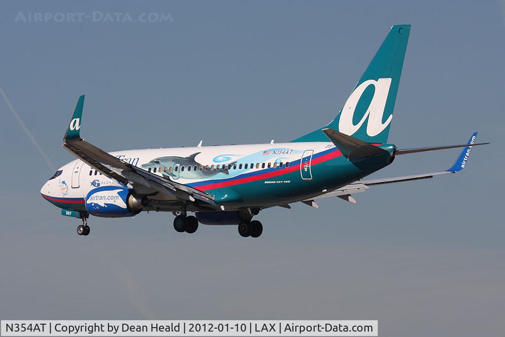 N354AT, 2009 Boeing 737-7BD C/N 36725, AirTran 