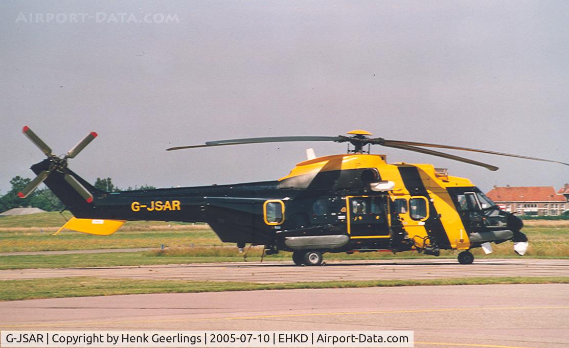 G-JSAR, 2002 Eurocopter AS-332L2 Super Puma Mk2 C/N 2576, Den Helder Airport Openday. Heli used for SAR duty