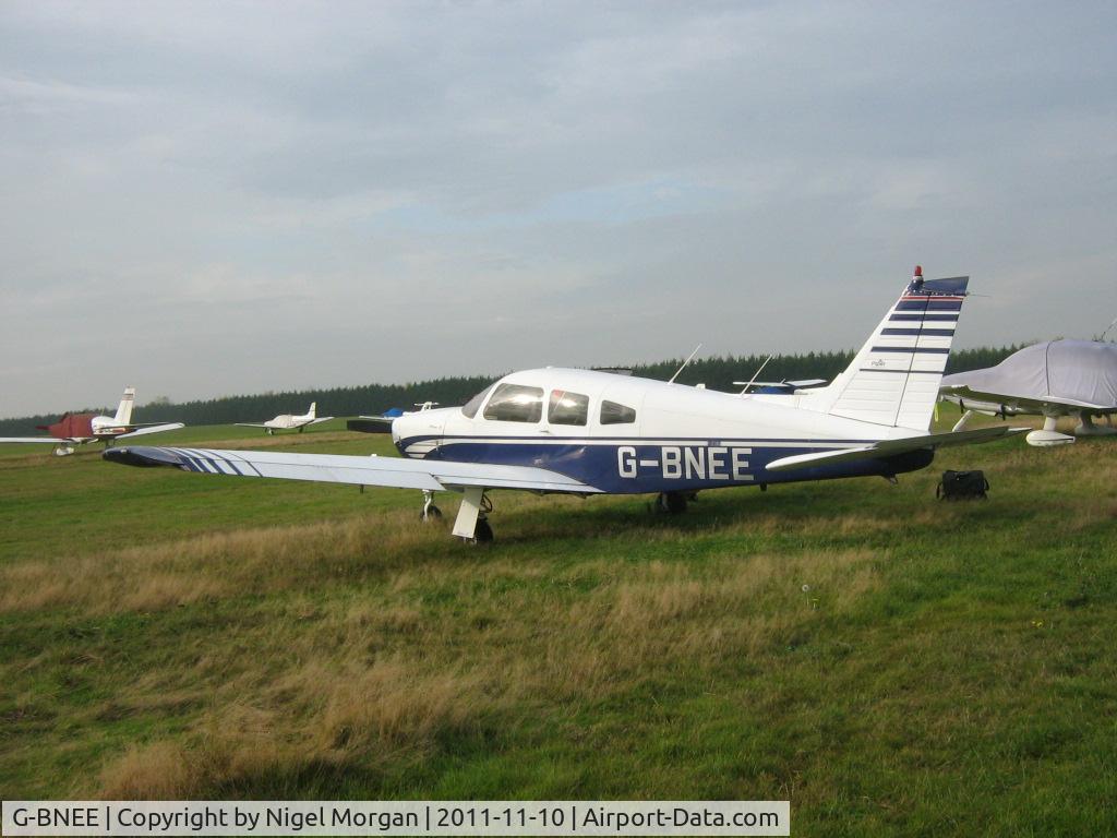 G-BNEE, 1978 Piper PA-28R-201 Cherokee Arrow III C/N 28R-7837084, By Nigel Morgan, 10 November 2011