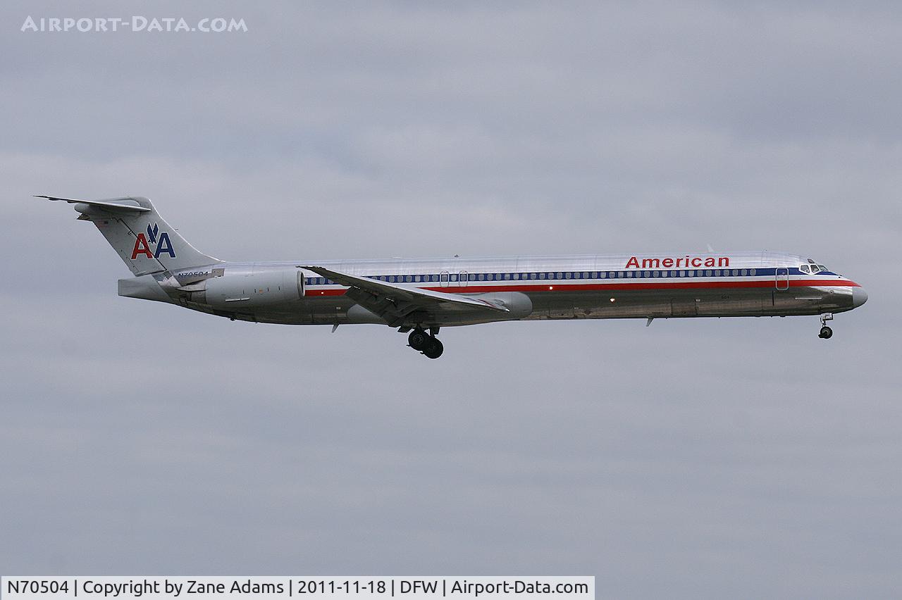 N70504, 1989 McDonnell Douglas MD-82 (DC-9-82) C/N 49798, American Airlines at DFW Airport