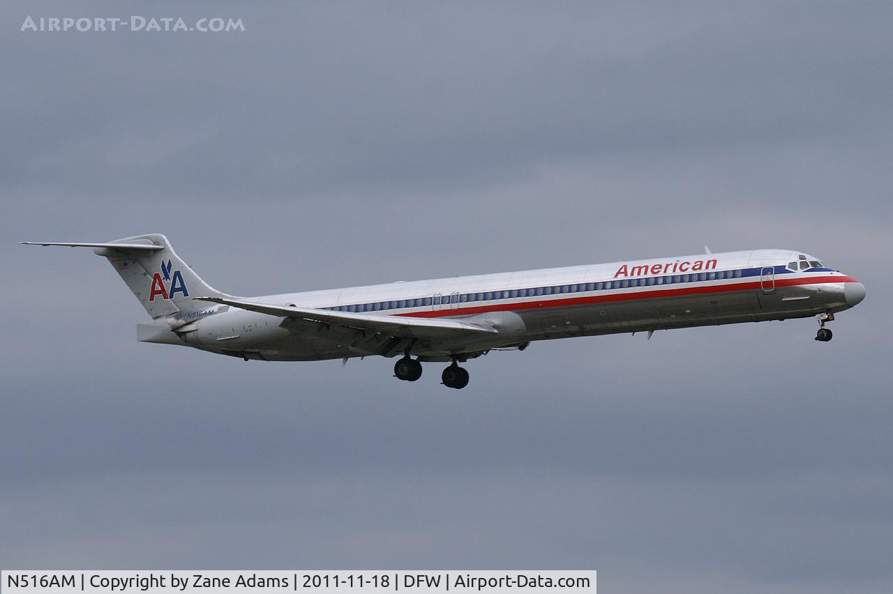 N516AM, 1990 McDonnell Douglas MD-82 (DC-9-82) C/N 49893, American Airlines at DFW Airport