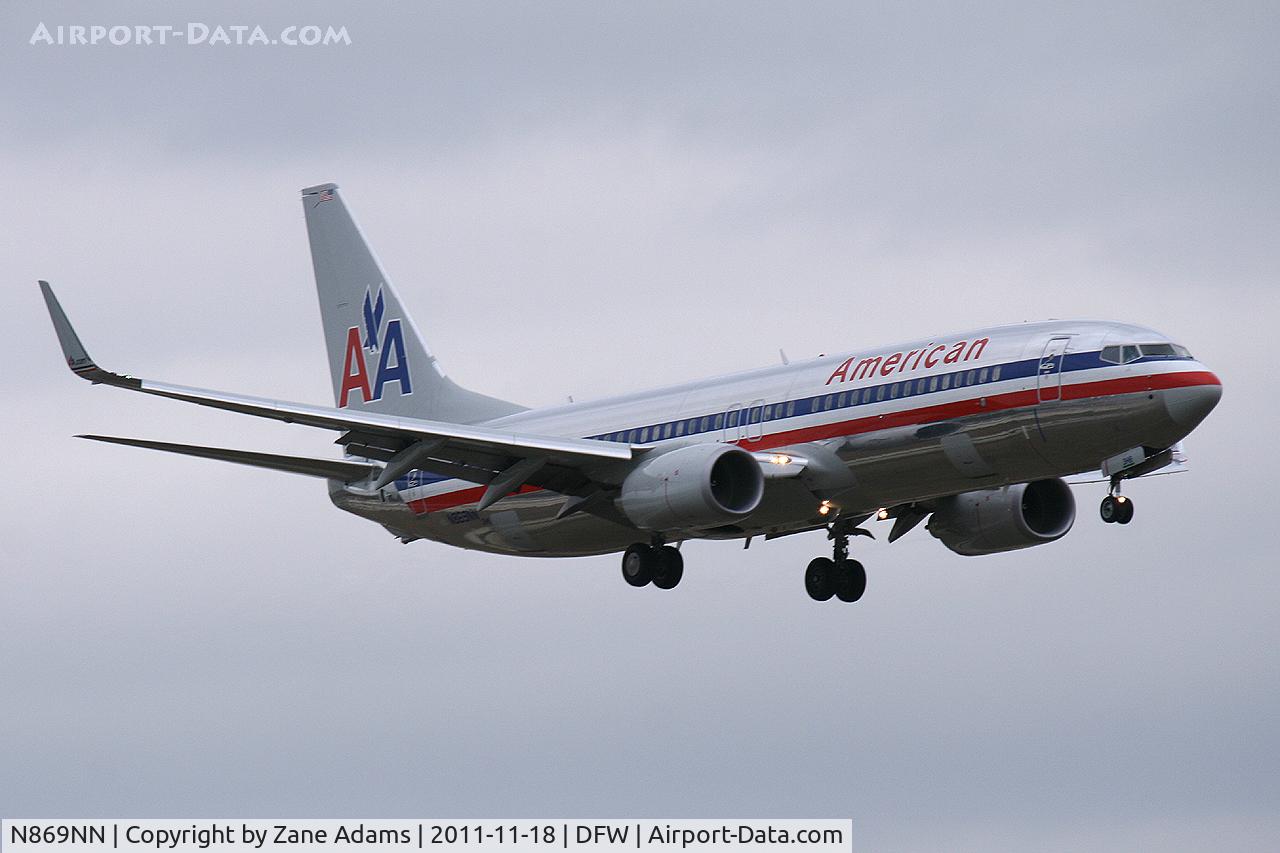 N869NN, 2011 Boeing 737-823 C/N 40764, American Airlines at DFW Airport