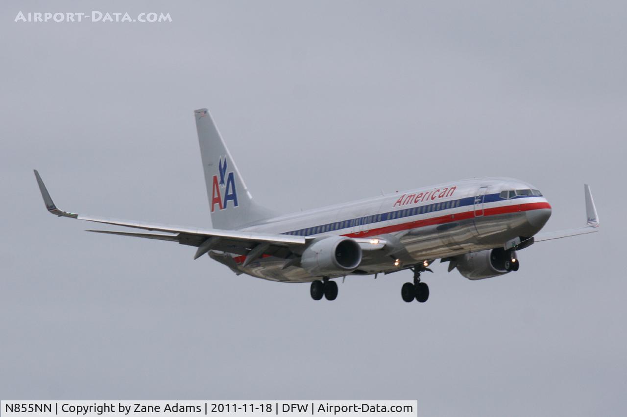 N855NN, 2010 Boeing 737-823 C/N 40582, American Airlines at DFW Airport
