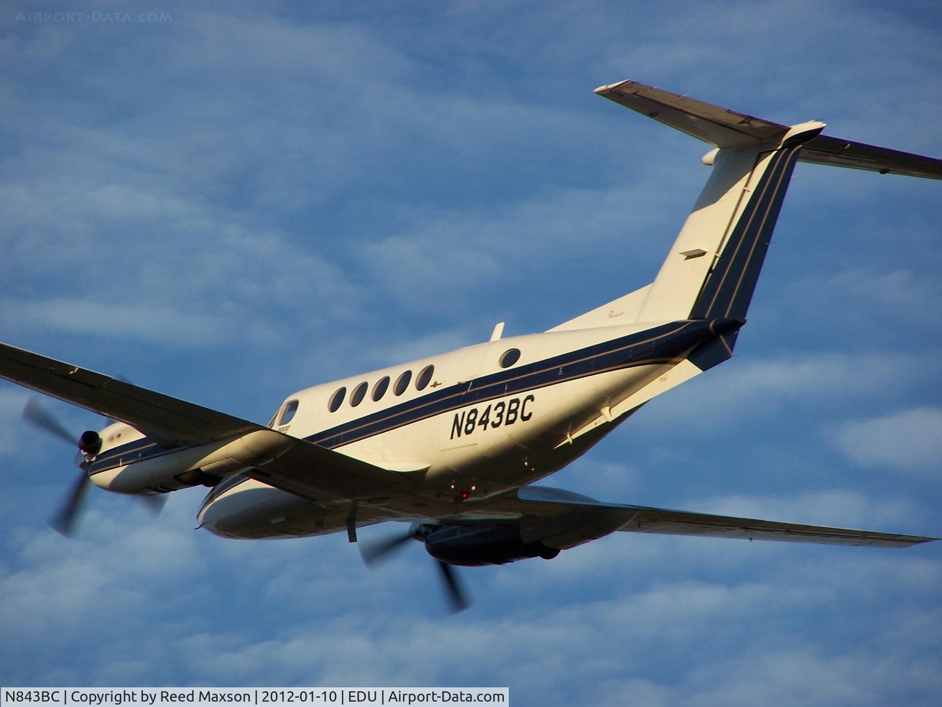 N843BC, 1982 Beech B200 King Air C/N BB-1011, Departure