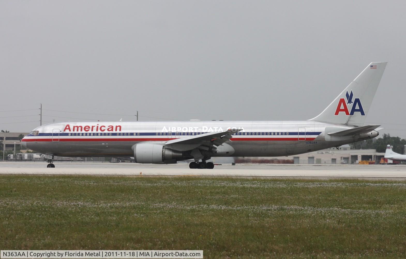 N363AA, 1988 Boeing 767-323 C/N 24044, American 767-300