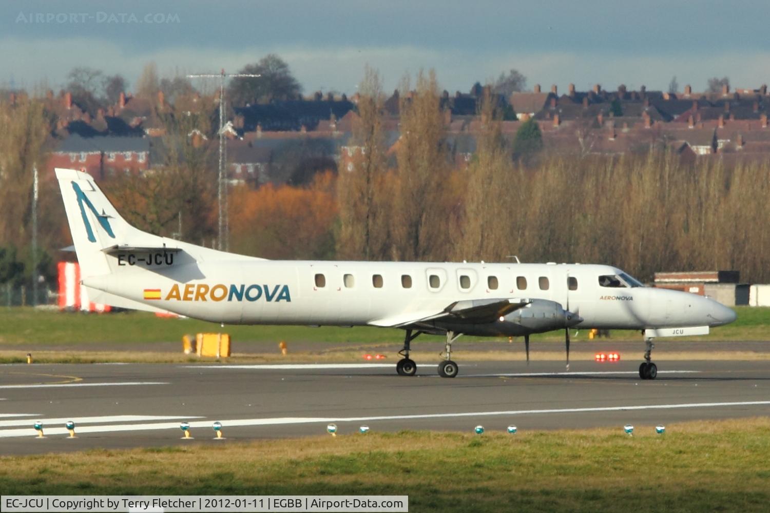 EC-JCU, 1987 Fairchild SA-227AC Metro III C/N AC-679B, Aeronova's Fairchild SA227AC Metro III, c/n: AC-679B at Birmingham Uk