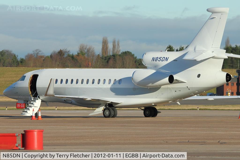 N85DN, 2011 Dassault Falcon 7X C/N 130, Dassault Aviation FALCON 7X, c/n: 130 at Birmingham UK