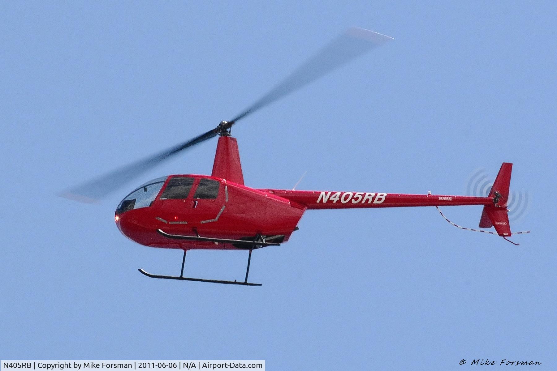 N405RB, Robinson R44 II C/N 13154, Flying Low over the Ormond Beach Wetlands
