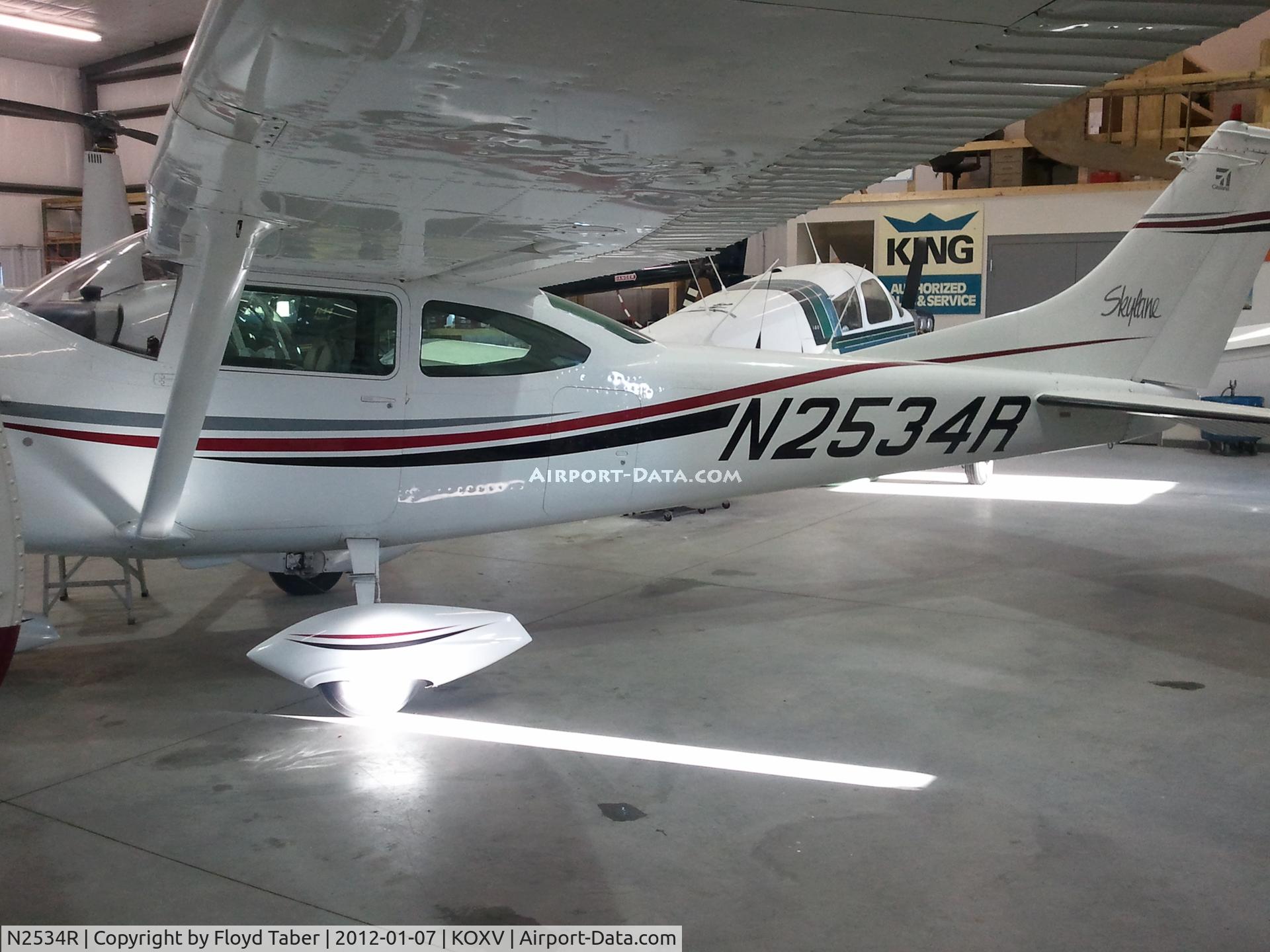 N2534R, 1967 Cessna 182K Skylane C/N 18258234, in for annual