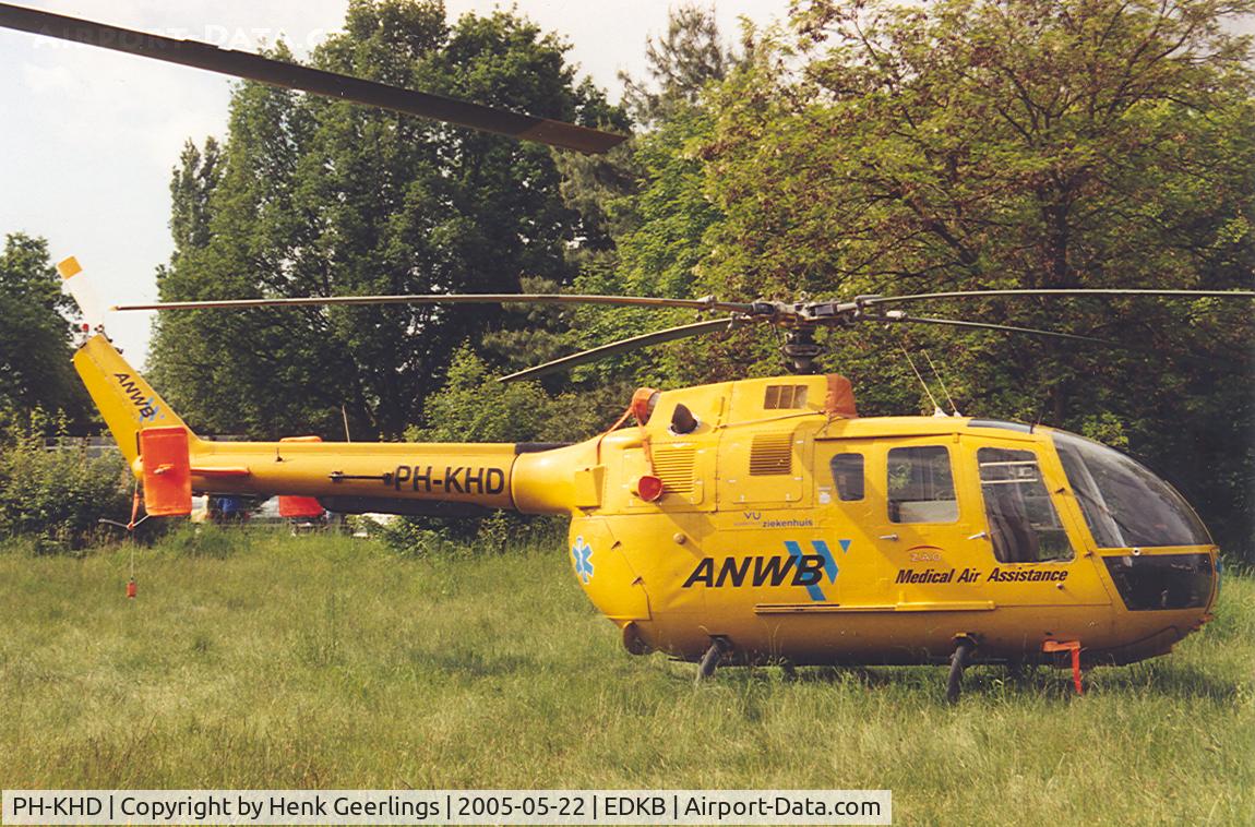 PH-KHD, 1977 MBB Bo-105CBS-4 C/N S-324, ex ANWB - Air Ambulance, stored at Bonn-Hangelar Airport (EDKB) - Germany