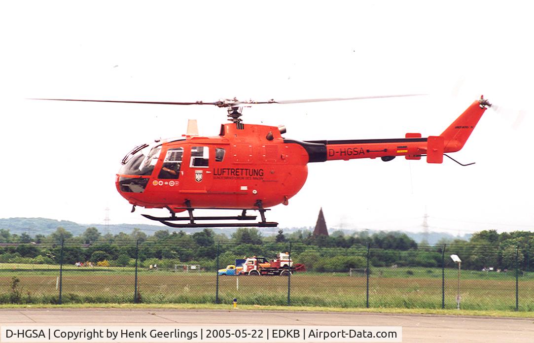 D-HGSA, MBB Bo-105CBS-5 C/N S-12, SAR Heli