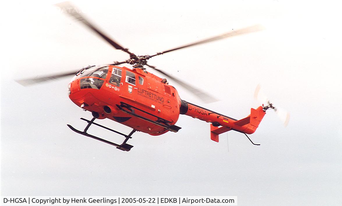 D-HGSA, MBB Bo-105CBS-5 C/N S-12, SAR Heli