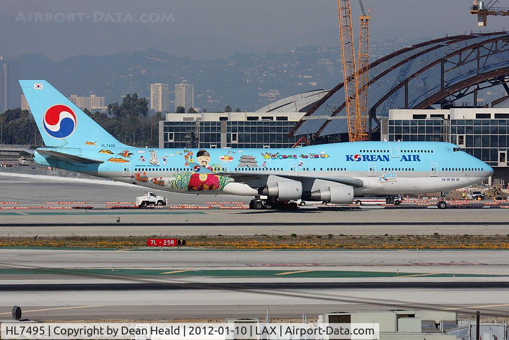 HL7495, Boeing 747-4B5 C/N 28096, Korean Air 