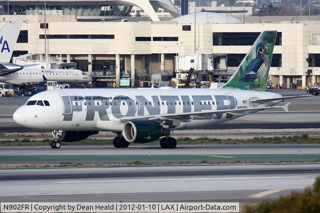 N902FR, 2001 Airbus A319-111 C/N 1515, Frontier Airlines N902FR - Wood Duck 