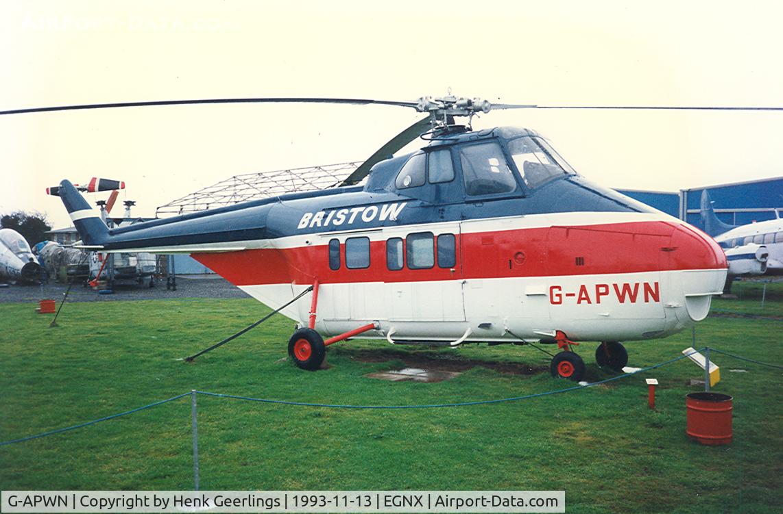 G-APWN, 1959 Westland S.55 Whirlwind Series 3 C/N WA298, Bristow