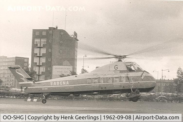 OO-SHG, 1956 Sikorsky S-58C C/N 58-324, Sabena.
Rotterdam Heliport