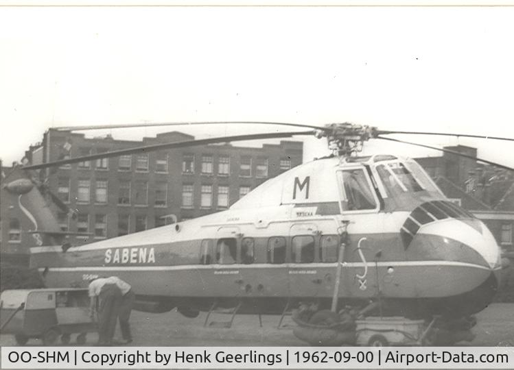 OO-SHM, Sikorsky S-58C C/N 58-395, Sabena.

Rotterdam Heliport