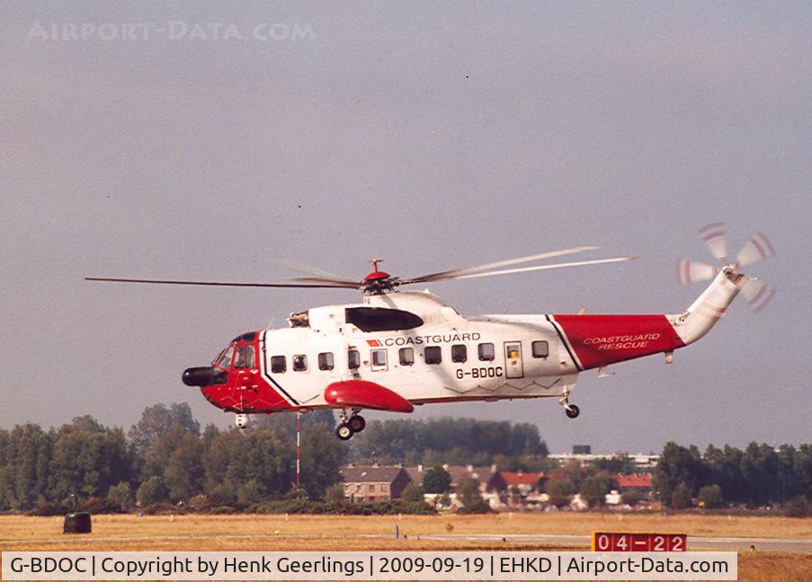 G-BDOC, 1976 Sikorsky S-61N C/N 61765, Coastguard, Den Helder Airport Openday