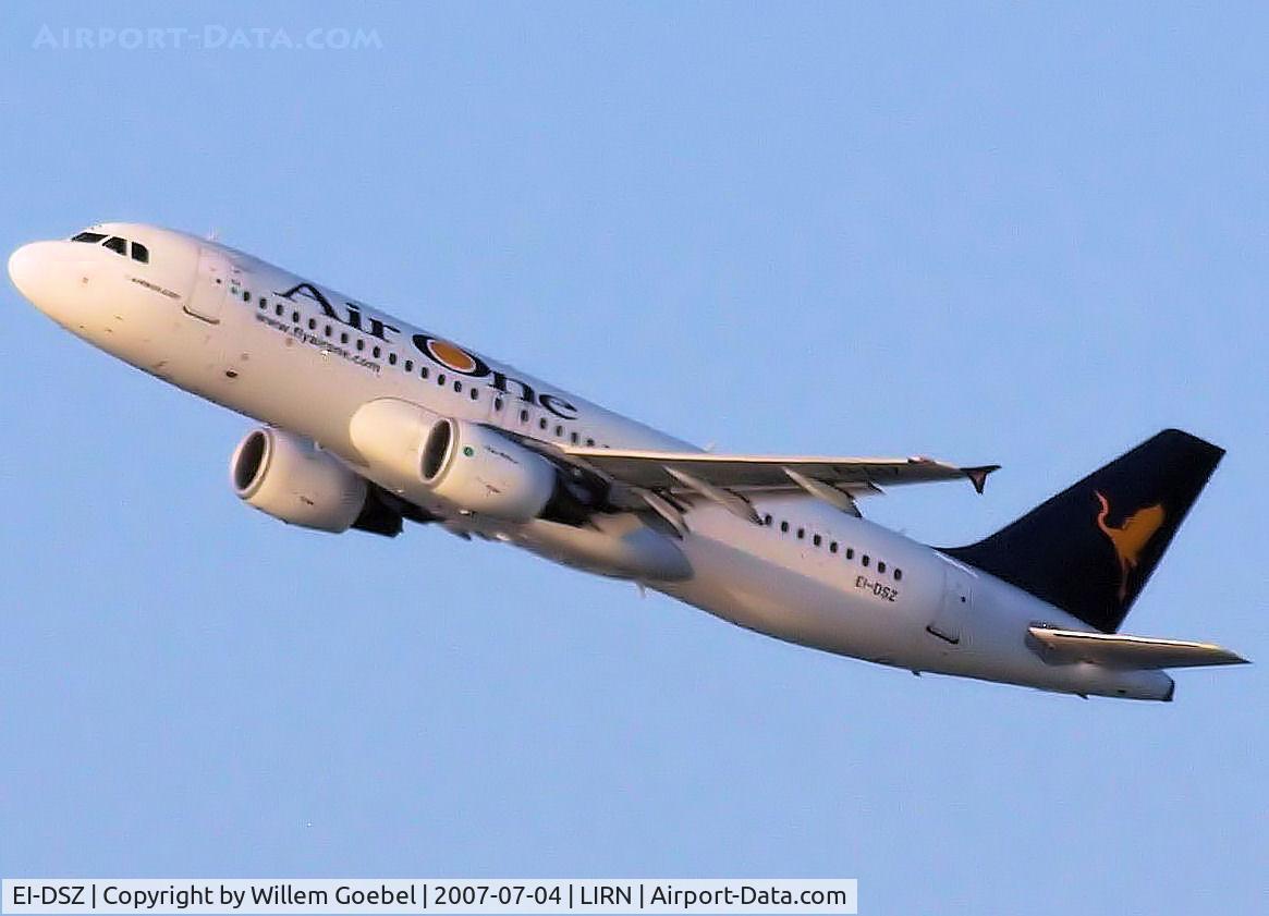 EI-DSZ, 2008 Airbus A320-216 C/N 3695, Take off from Napels Int Airport