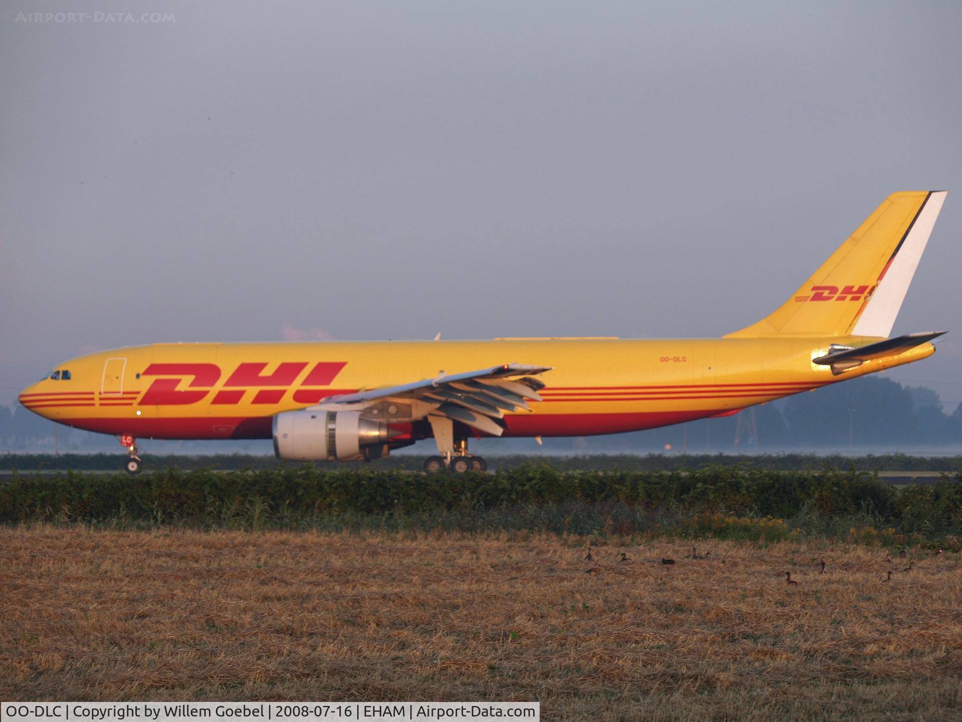OO-DLC, 1981 Airbus A300B4-203F C/N 152, Taxi to the Cargo gate of Amsterdam Airport