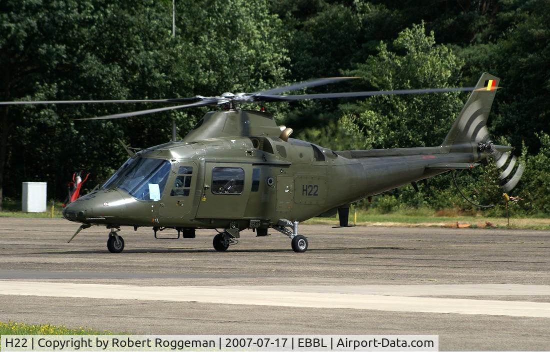 H22, 1993 Agusta A-109BA C/N 0322, Spottersday.