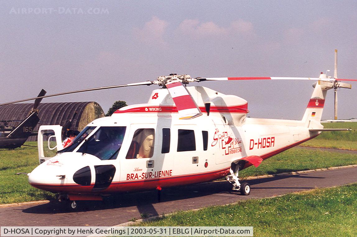 D-HOSA, 1993 Sikorsky S-76A+ C/N 760093, Bierset Heli Meet 2003.

Wiking Helicopter Service
