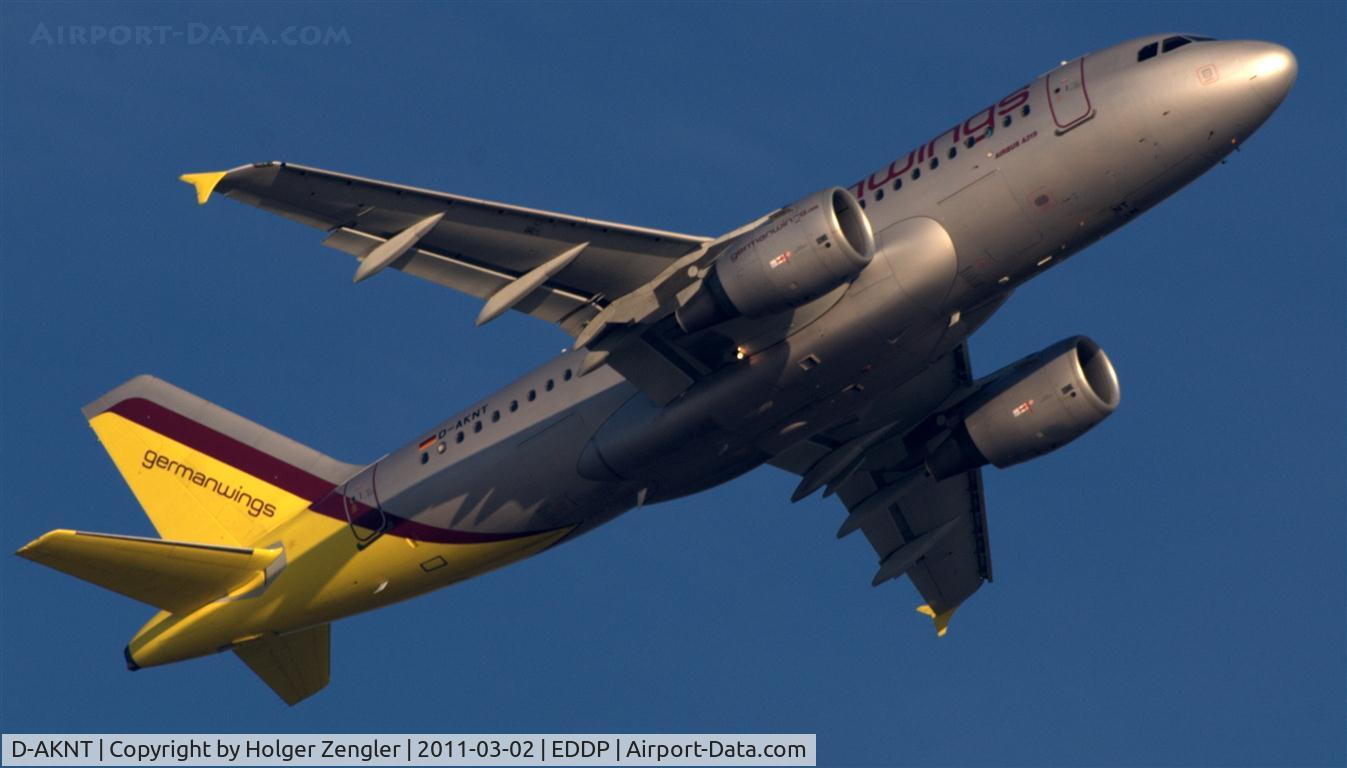 D-AKNT, 2005 Airbus A319-112 C/N 2607, Take-off in beautiful sunlight....
