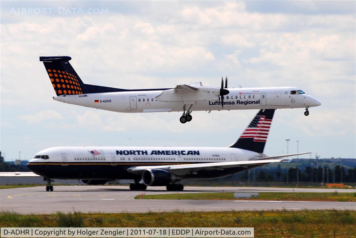 D-ADHR, 2001 De Havilland Canada DHC-8-402Q Dash 8 C/N 4041, Rendevouz at 26L......